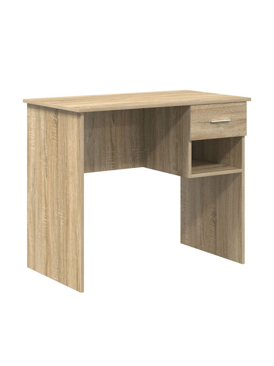 Schreibtisch aus Massivholz Sonoma Oak 90x49.5x75cm