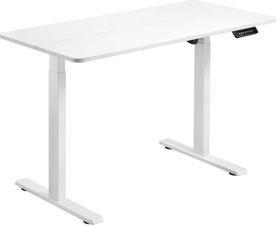 Ηλεκτρικό Γραφείο με Ρυθμιζόμενο Ύψος 120x60εκ. Λευκό