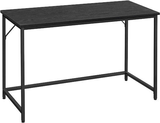 Birou Vasagle Cadru din Oțel 60x120x75cm Industrial Negru Birou Vasagle Cadru din Oțel 60x120x75cm Industrial Negru