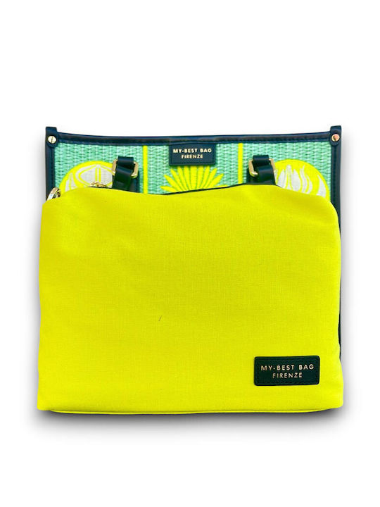 Straw Women's Shoulder / Handbag Green