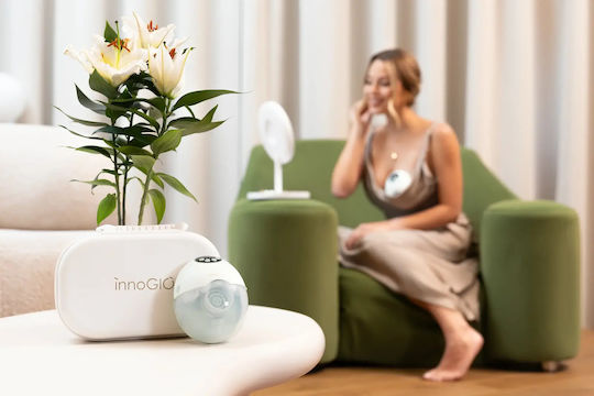 innoGio Gio-362 Manual Single Breast Pump Battery and Power