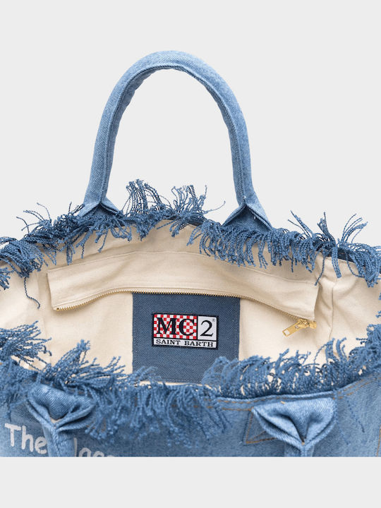 Vanity Γυναικεία Τσάντα Tote Χειρός Μπλε
