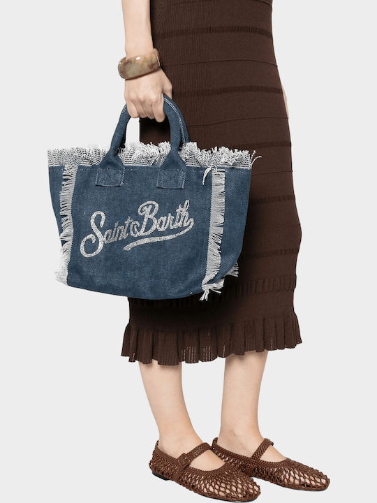 Vanity Γυναικεία Τσάντα Tote Χειρός Μπλε