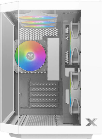 Xigmatek Cubi M Gaming Mini Tower Кутия За Компютър Със Страничен Прозорец И ARGB Осветление Сива