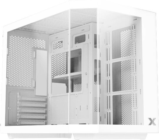 Xigmatek Cubi M Gaming Mini Tower Кутия За Компютър Със Страничен Прозорец И ARGB Осветление Сива