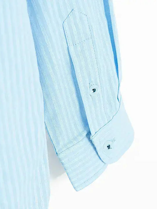 Kids Long-Sleeved Shirt Blue