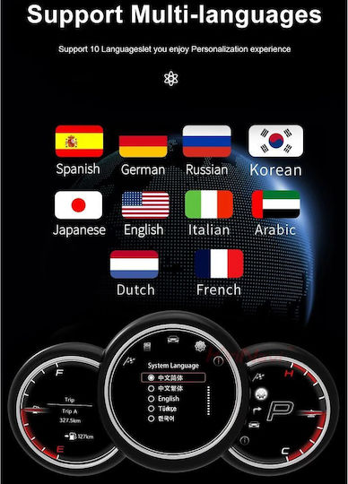 Digital Iq Ddd 964_dc Digital Cluster Mini Cooper R56 R57 Mod 2006-2013