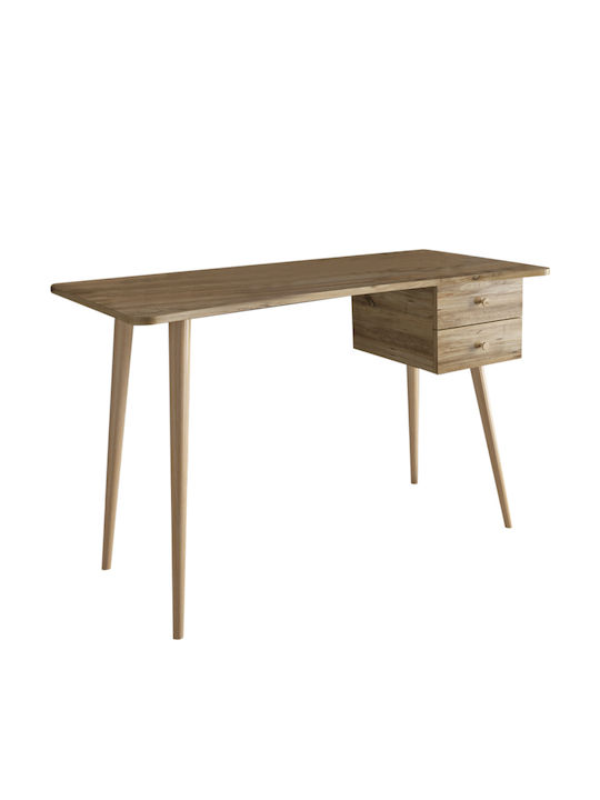 Γραφείο Balbina Ξύλινο Atlantic Pine 120x60x77εκ.