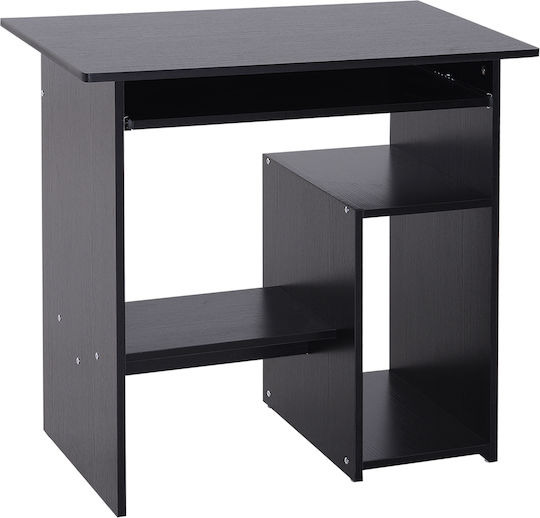 Γραφείο Υπολογιστή 80x45x75εκ. Μαύρο