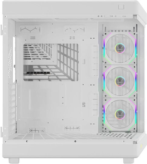 Gamdias Neso P1-Pro Gaming Full Tower Κουτί Υπολογιστή με ARGB Φωτισμό Λευκό