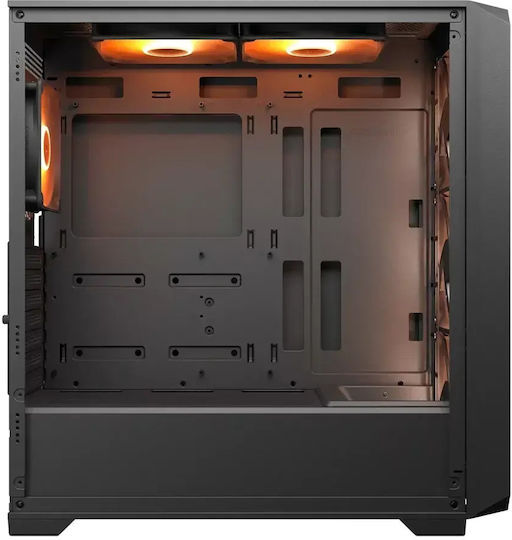 Cougar MX600 Air Pro Геймърско Midi Tower Компютърна Кутия с Страничен Прозорец и ARGB Осветление Черен