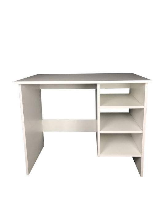 Birou Molde Din Lemn Alb 90x52x72.5 cm