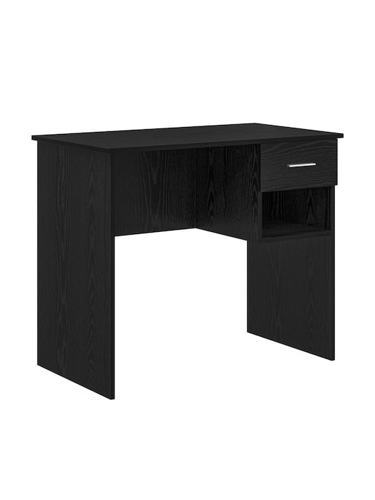 Γραφείο Ξύλινο Μαύρης Δρυς 90x49.5x75εκ.