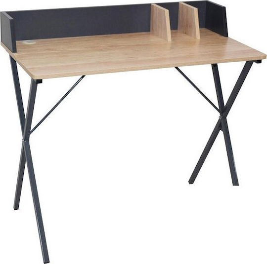 Σεκρετέρ 90x50x84εκ. Γκρι
