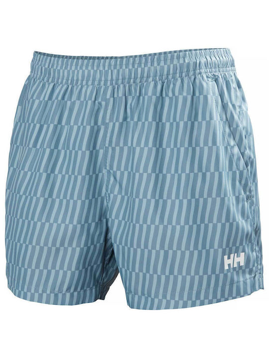 Blue Men's Swimwear Shorts Blue with Patterns