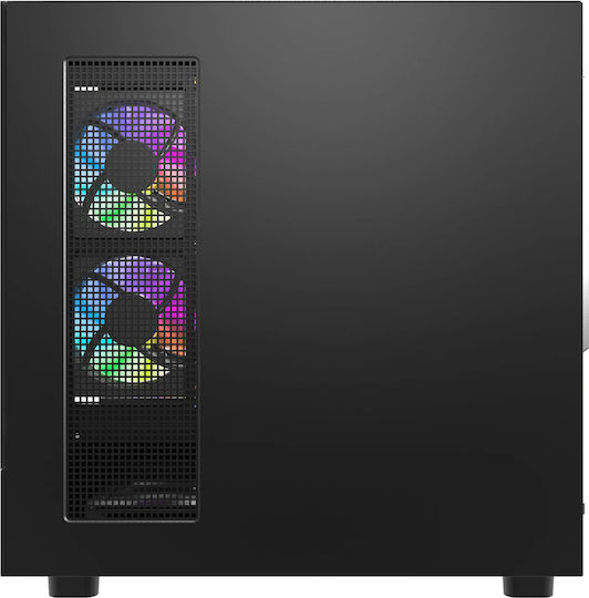 Darkflash DS950 Gaming Mini Tower Κουτί Υπολογιστή με Πλαϊνό Παράθυρο και ARGB Φωτισμό Μαύρο