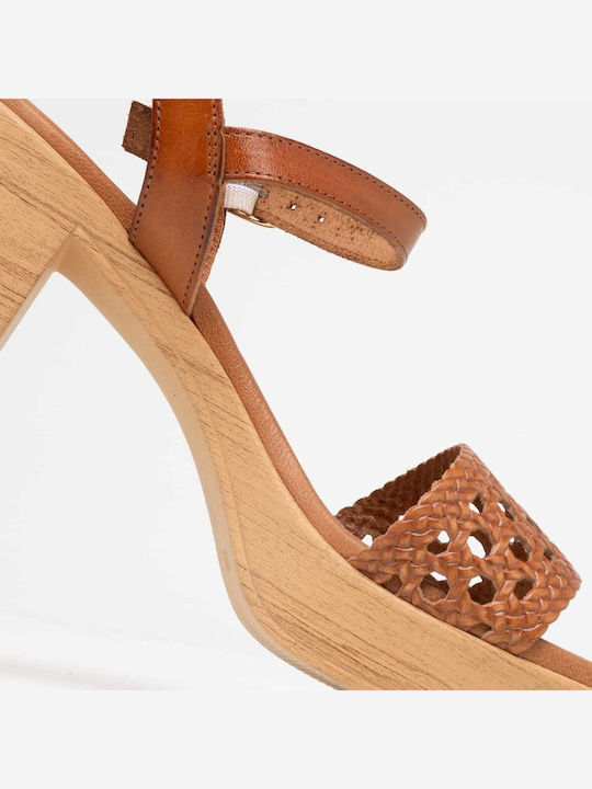 Sandale Din Piele Tabac