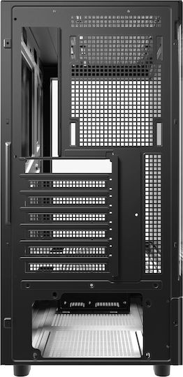 Darkflash DS950 Gaming Mini Tower Κουτί Υπολογιστή με Πλαϊνό Παράθυρο και ARGB Φωτισμό Μαύρο