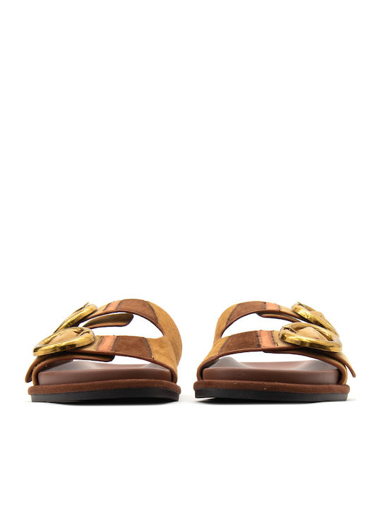 Noa Harmon Women's Flat Sandals Brown