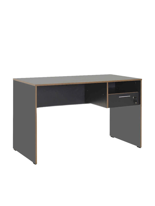 Schreibtisch Concept Holz Charcoal 120x60x75cm