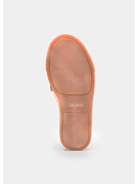 Suede Kids Moccasins Brown