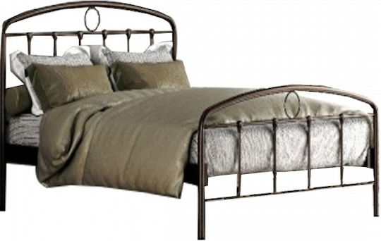 Basic Κρεβάτι Ημίδιπλο για Στρώμα 120x200cm Καφέ Basic Κρεβάτι Ημίδιπλο για Στρώμα 120x200cm Καφέ