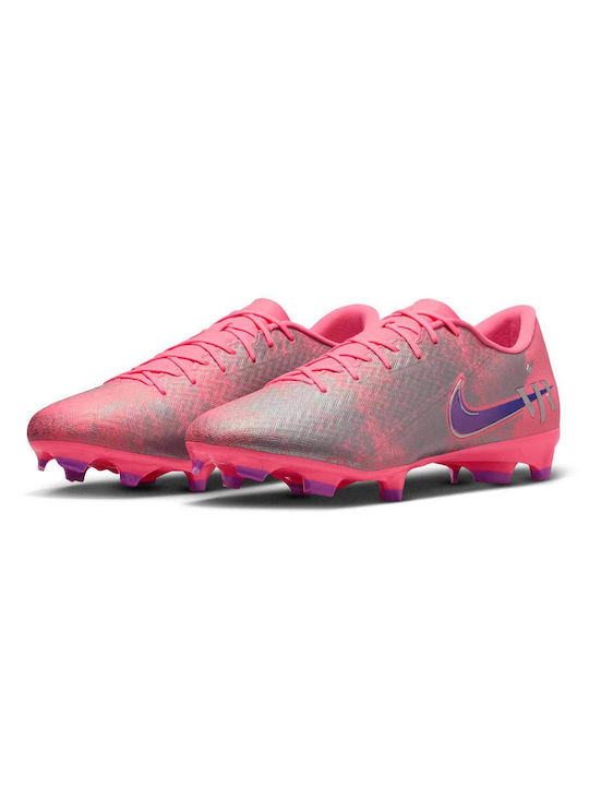 Nike Mercurial Vapor 16 Academy Vini Jr. Ποδοσφαιρικά Παπούτσια με Τάπες FG/MG Ροζ