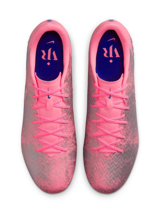 Nike Mercurial Vapor 16 Academy Vini Jr. Ποδοσφαιρικά Παπούτσια με Τάπες FG/MG Ροζ