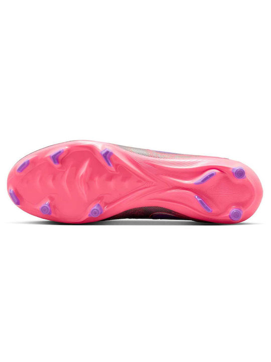 Nike Mercurial Vapor 16 Academy Vini Jr. Ποδοσφαιρικά Παπούτσια με Τάπες FG/MG Ροζ