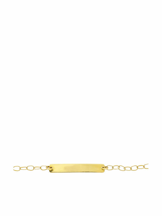 Savvas Design Identity Bracelet Gold Savvas Design Identity Bracelet Gold