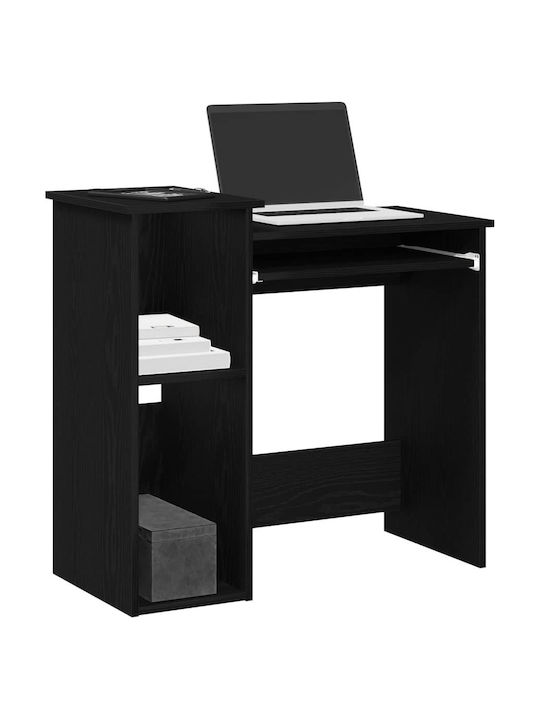 Computer Büro Holz Black 84x40x78cm