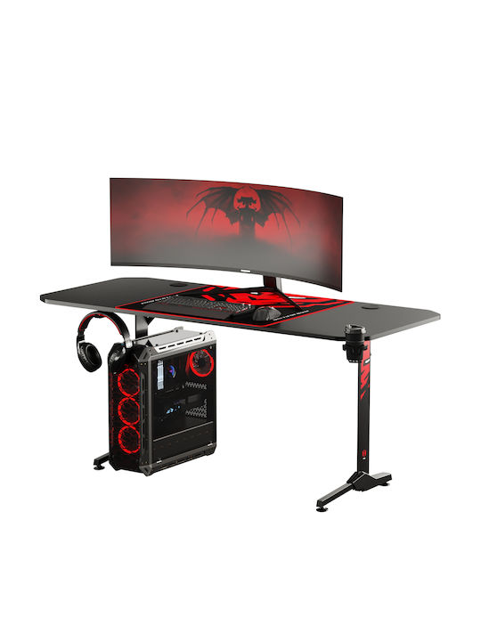Spielbüro Gaming X-mate Holz Schwarz 160x60x75cm