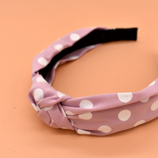 Haar Stirnbänder Gepunktet Rosa