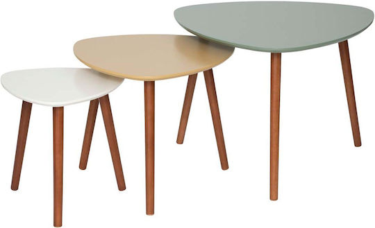Mileo Multicolour Zigon Coffee Table Set Mileo Multicolour Zigon Coffee Table Set