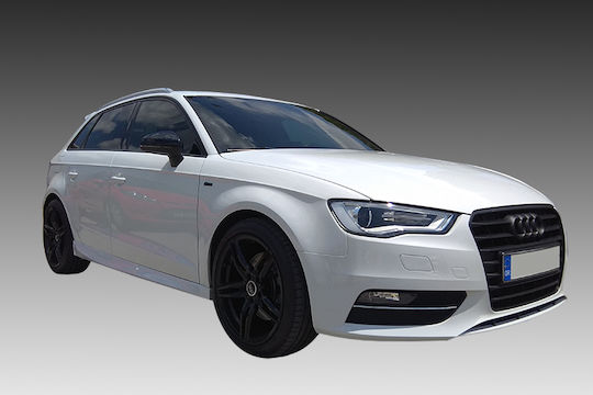 Motordrome Door Sill Car Sideways Spoilers for Audi A3 8V Sportback 5D 2012-2020 Compatible with Audi A3
