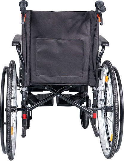Mobiak Levo Инвалидна Количка 24" Сгъваема 46cm 0810842 Черна
