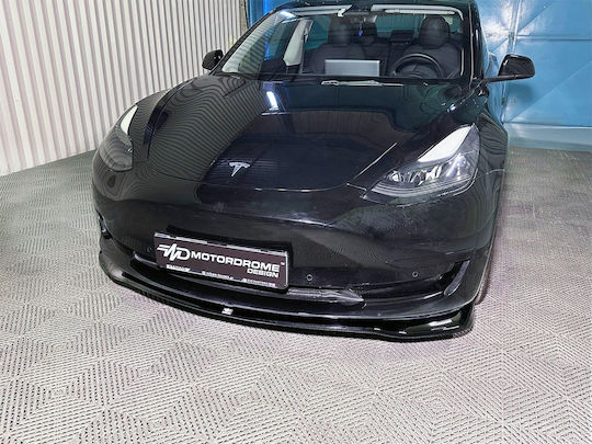 Motordrome Spoiler Auto Vorderseite Kompatibel mit Tesla Modell 3