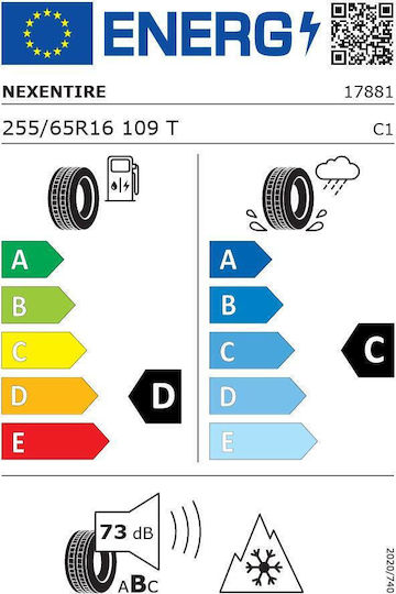 Nexen WG Sport 2 255/65R16 109T Зимна Автомобилна Гума за 4x4 / SUV Автомобил