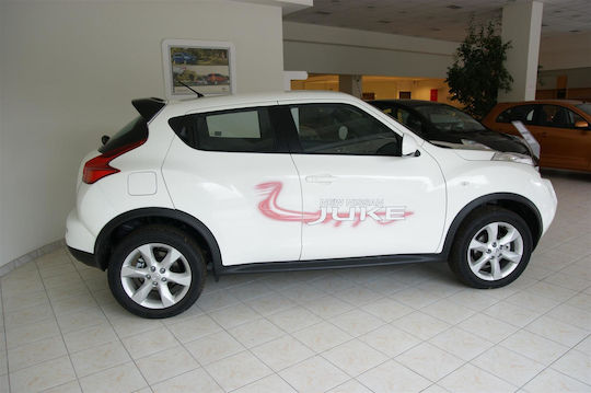Motordrome Car Rear Spoiler Roof from Polyurethane Nissan Juke F15 2011-2016