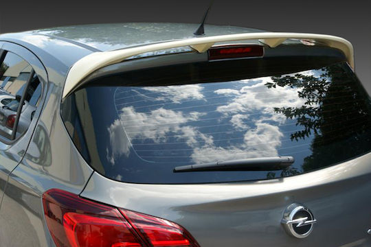 Motordrome Car Rear Spoiler Roof from Polyurethane Opel Corsa E 2014-2016