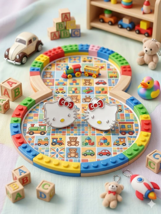 Hypoallergene Nieten Kinderohrringe aus Silber