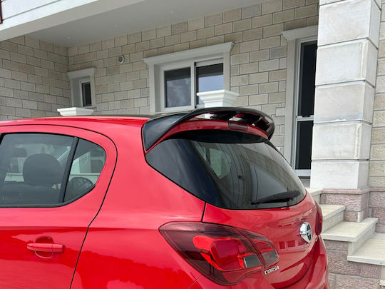Motordrome Car Rear Spoiler Roof from Polyurethane Opel Corsa E 2014-2016