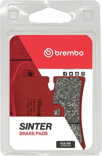 Brake Pads Brembo 07gr18sa Sinter 69.4x8.7 Mm Left Right Front Road Use