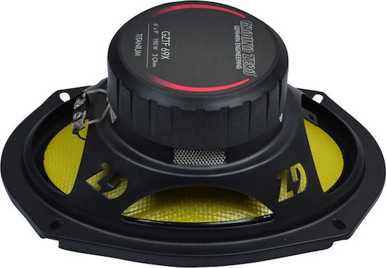 Ground Zero Σετ Ηχεία Αυτοκινήτου 6x9" με 120W RMS (3 Δρόμων)