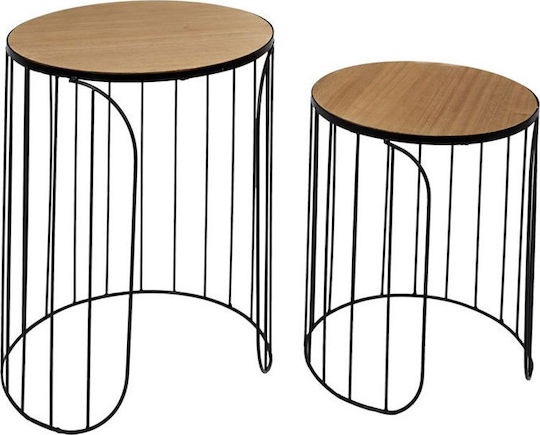 Zigon Nesting Set Natural - Black S/2 Zigon Nesting Set Natural - Black S/2