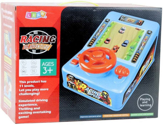 Lean Toys Интерактивен Симулатор За Шофиране с Волан Електронна Детска Играчка за 3+ Години