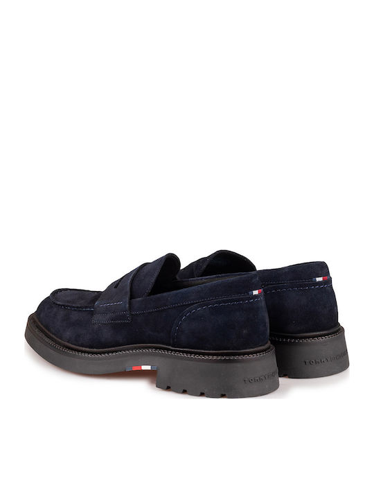 Men's Suede Loafers Blue