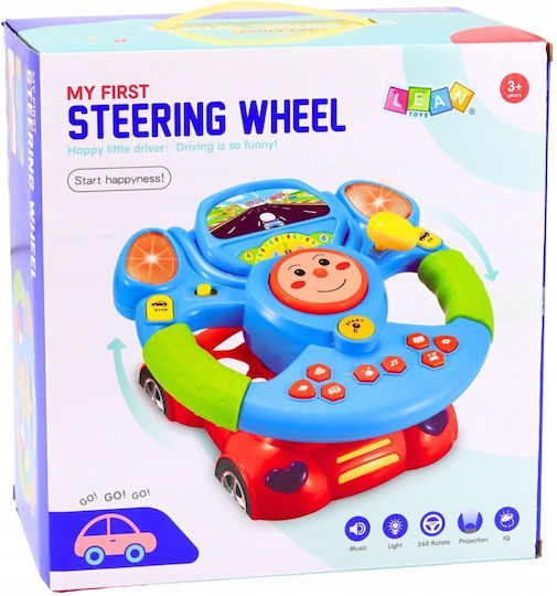 Lean Toys Educational Interactive Steering Wheel with Music and Lights