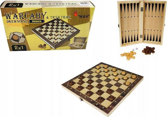W&K Wooden Chess 29x29cm