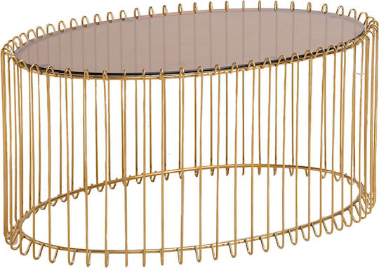 Κεντρικό Τραπεζάκι Temporal Oval Xruso